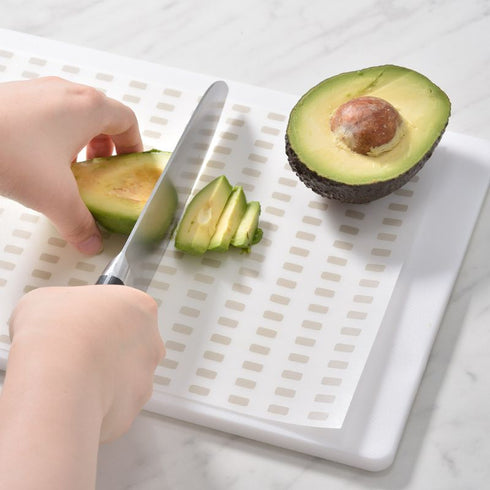 Contains 50 sheets that won't stain your cutting board | AUX Oaks