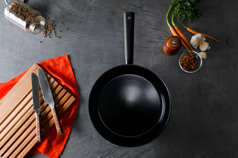 セラミックフライパン 深型24cm(IH&ガス火 対応) GLAMP. グランプ 鍋 フライパン グリルパン 焦げ付き防止機能 天然ミネラル セラミック コーティング PFASフリー 送料無料