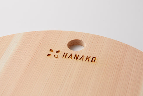 HANAKO Cutting Board Shimanto Hinoki/Cherry Blossom D-type 9mm Cutting Board