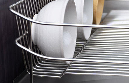 ステンレス水切りかご22cm|AUX オークス