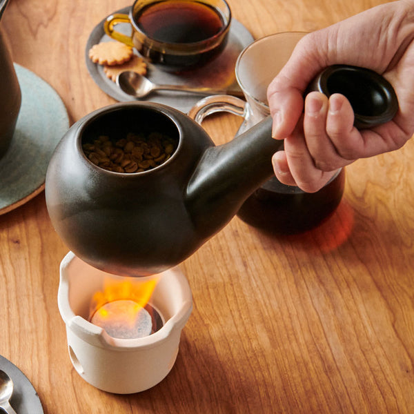 Heat-resistant pottery enamel (roaster) | Panda Shokudo