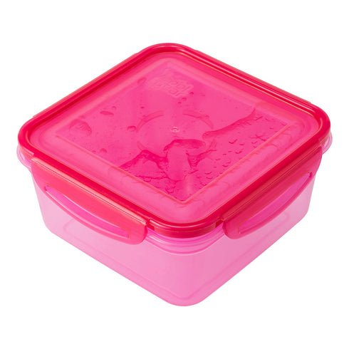 保冷剤入りフードコンテナ SQUARE FREEZE&LOCK ピンク|cool gear クールギア